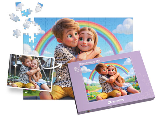 Puzzle foto AI Art