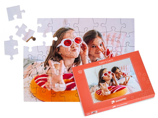 Cutie pentru puzzle foto de 48 piese