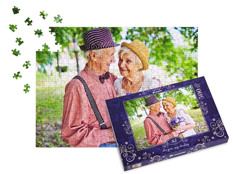 Cutie pentru puzzle foto de 500 piese