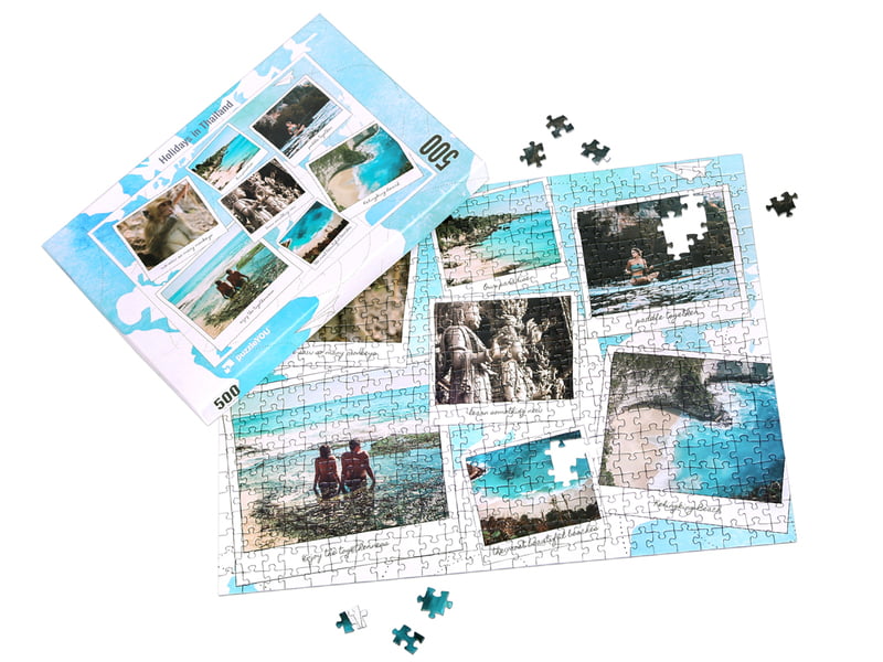 Puzzle foto asamblat de 500 piese