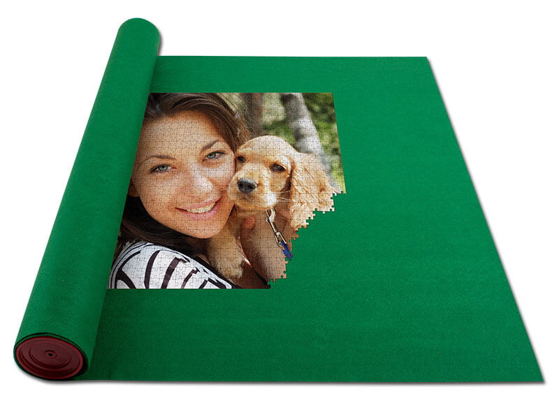 Covoraș pentru puzzle, tub pentru puzzle și benzi cu închidere scai